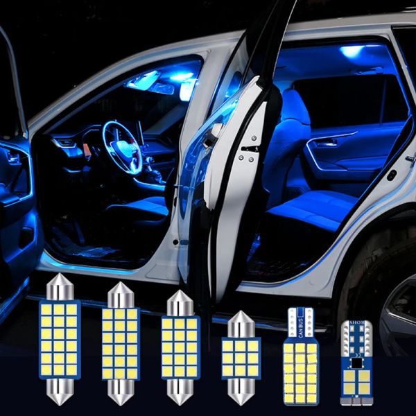 Accessoires légers intérieurs LED de voiture pour Volkswagen VW Golf 4 5 6 7 MK7 PASSAT B5 B6 B7 B8 Polo 9N 9N3 6R 6C SCIROCCO TIGUAN MK1