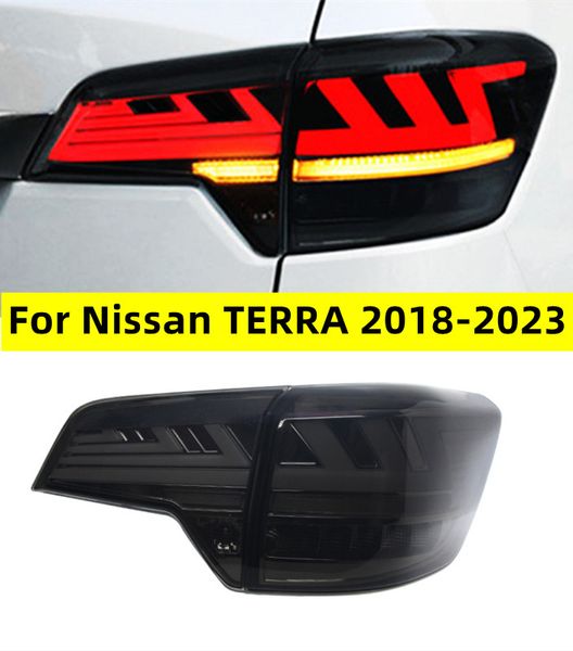 Luz LED de automóvil para Nissan Terra 20 18-2023 Lámpara de niebla trasera Lámpara de freno Reverso de giro Dinámico Accesorios para automóviles