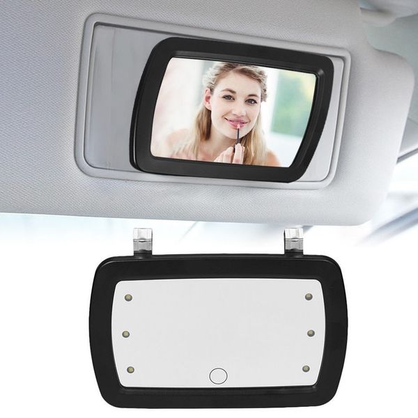 Espejo de maquillaje led del automóvil Sun Visor HD HD INTERIOR Mirror de automóvil Touch Touch Mirror universal