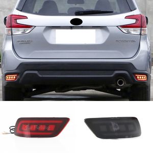 Éclairage de pare-chocs arrière LED à LED pour Subaru Forester 2019 2020 2021 2022 2023 Frein Vights FOG LAMPE RETTOYAL SIGNAL SIGNAL SIGNAL