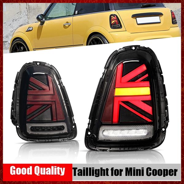 Luz trasera LED de coche para BMW Mini Cooper R55 R56 R57 R58 R59 F55 F56 F57 luz trasera LED 07-10 11-13 14-21 luz de freno LED luces de marcha atrás 2007-2010 2011-2013 2014-2021 años