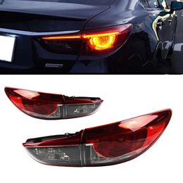 Auto LED-achterlichten Assemblage voor Mazda 6 Atenza 20 13-20 19 LED Turn Signal Rem Rem omkering achterlicht achterlamp