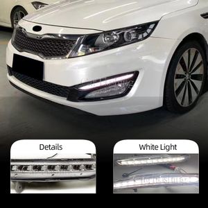 Coche izquierda derecha DRL parachoques delantero LED luz de circulación diurna para KIA K5 Optima 2010 2011 2012 2013 luz de día