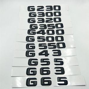 Auto Letters Badge Achter Sticker Embleem Styling Voor Mercedes Benz W463 G Klasse G43 G55 G63 G65 G230 G300 g350 G550 G500295M