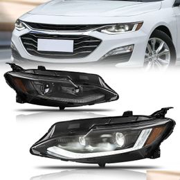 Auto Licht Montage Voor Chevrolet Malibu Xl 20 19-20 22 Led Koplamp Upgrade Dynamische Knipperlichten Lamp drop Levering Automobiles Mot Ot3Ub