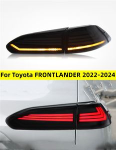 Lumière de voiture pour Toyota Fronderlander 20 22-2024 Corolla Cross Tail Feu avaiteur arrière Arrêt inversé Signal Signal Vight Vight