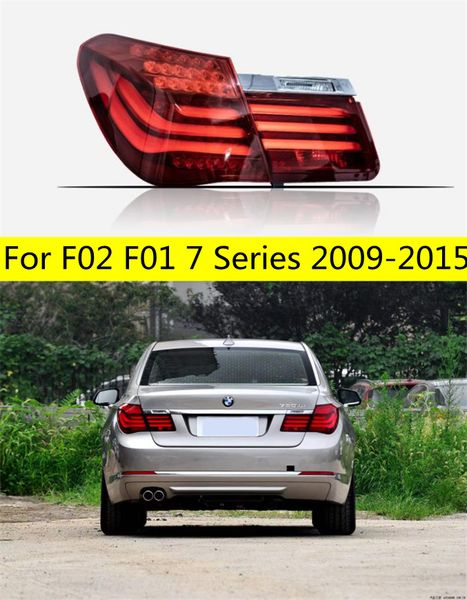 Feux de voiture pour F02 F01 2009-20 15 série 7 730li 740li 750li 760li LED feux arrière automatiques mise à niveau clignotant accessoires de lampe de clignotant