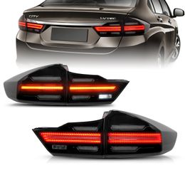 Feux de voiture pour Honda CITY 2014-20 20 Auto feu arrière assemblage mise à niveau LED dynamique Signal lampe accessoires