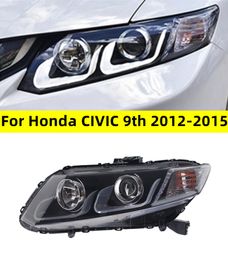 Auto Verlichting Voor Honda Civic G9 Koplampen Montage 2012-20 15 G9.5 Led-dagrijverlichting Lens Xenon koplampen