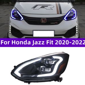 Feux de voiture pour Honda Jazz Fit phare LED 20 20-20 22 GR9, phare de style DRL, lampe avant à Signal dynamique