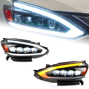 Luces de coche para Nissan Sylphy Sentra faro LED 20 16-20 19 DRL diseño dinámico luz de señal de giro conjunto de lámpara frontal