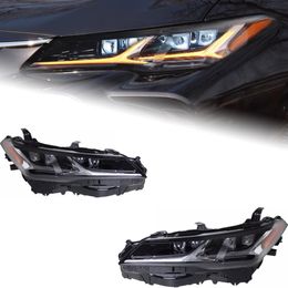 Luces de coche para Toyota Avalon 20 18-2023, faro LED mejorado, proyector, accesorios de lente LED, lámpara de señal frontal