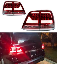 Lumières de voiture pour Toyota Land Cruiser 2008-20 15 LC200 LED LUMINES Amélioration du frein de signal DRL