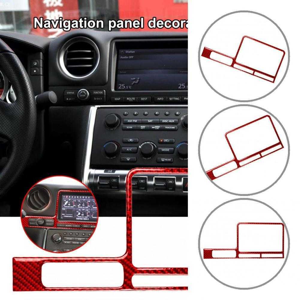 Car Luxury Compact Navigation Panel Sticker Modified Part for GTR R35 2008-2016 Left Drive