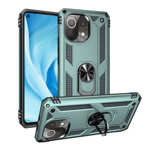 CASE OVERHOUDEN VAN AUTOM MAGNETISCH HOLDER VOOR XIAOMI MI 11I 11 10T LITE 10 ULTRA RING BACKET REDMI Note 10 9 Pro 10s 9t 9s Armor