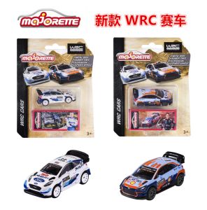 Car Majorlette WRC CARS 1:64 Citroen C3 Ford Fiesta Hyundai i20 Polo R Collection Diecast Car Mode