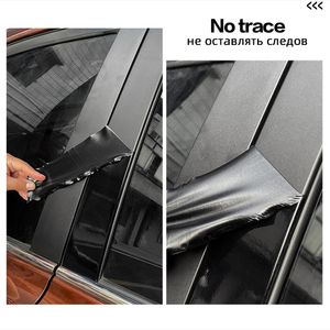 Voiture Matte Vinyl Film Matte Gloss Black Pâte Protector Strip STAPHOPHOP WARPER FILM FILM ANTI SCRACK RADE