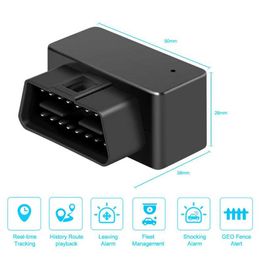 Voiture Mini Obd Gps moniteur vocal Tracker 16pin Obd Ii Plug Play voiture Gsm Obd2 dispositif de suivi GPS localisateur avec application logicielle en ligne