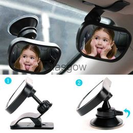 Autospiegels 2 in 1 auto-achterbank Kinderveiligheidsspiegel Kindermonitor Baby-achteruitkijkspiegel InCar Baby-observatiespiegel Eenvoudige installatie x0801