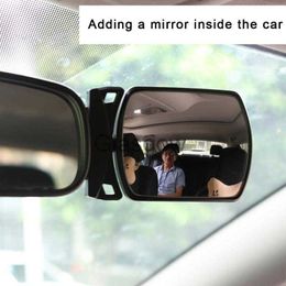 Rétroviseurs de voiture Rétroviseur arrière de siège de voiture pour bébé Mini miroirs convexes de sécurité Moniteur pour enfants Réglable Auto Enfant Rétroviseur pour bébé x0801 x0802 x0804