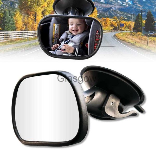 Rétroviseurs de voiture Sécurité incassable Siège arrière de voiture Vue de bébé Boule à facettes Réglable Enfant Infantile Rétroviseur Miroirs convexes Enfants Ward Watch Styling x0801