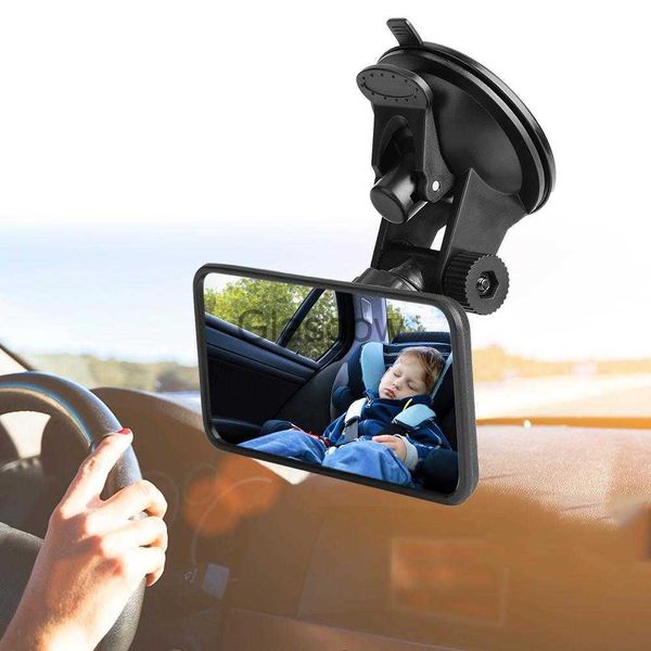 Rétroviseurs de voiture universel bébé voiture miroir réglable voiture intérieur bébé rétroviseur enfants moniteur verre pour siège de sécurité avec aspiration x0801