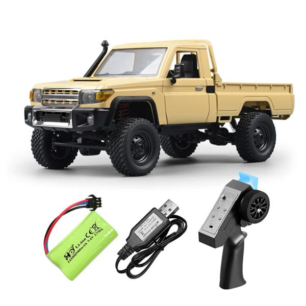 Voiture MN82 1:12 RC CAR RC 2,4G 4WD Télécommande Véhicule hors route avec 280 Motor pour garçons Girls Birthday Christmas Cadeaux