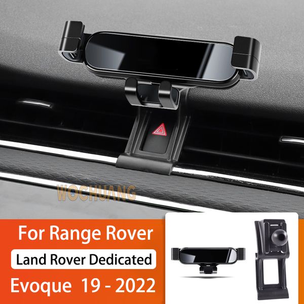 Support de téléphone portable de voiture pour Land Rover Range Rover Evoque 19-22 360 degrés rotatif GPS Support de montage spécial accessoires