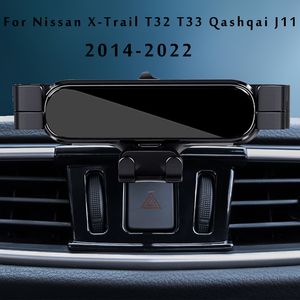 Support de téléphone portable de voiture pour Nissan x-trail T32 T33 Qashqai J11 2022 évent GPS support de gravité support de Navigation de montage spécial