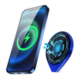 Suporte para celular para carro carregamento rápido magnético sem fio poderoso poder de sucção 15W Ajuste de 360° compatível com iPhone 13 13pro236d