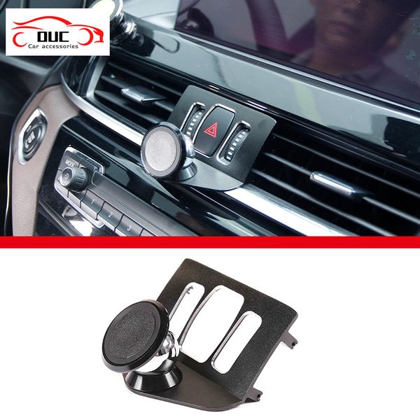 Soporte magnético para teléfono móvil de coche, soporte para BMW X1 X2 F47 F48 2016-2021, soporte para teléfono automático, accesorio de soporte de navegación GPS