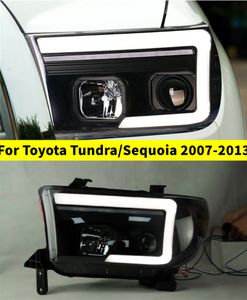 Voiture modifiée pour Toyota Tundra/Sequoia 2007-2013 phare LED DRL clignotant de course projecteur LED de remplacement