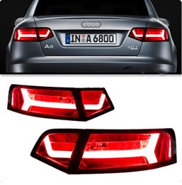 Auto Gemodificeerde Achterlicht Voor Audi A6 C6 2008-2012 C7 Styling Led Running Lights Sequentiële Signaal Achterrem achterlichten