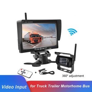 Moniteur de voiture pour camion RV remorque camping-car bus camping-car version nuit DVD GPS sans fil