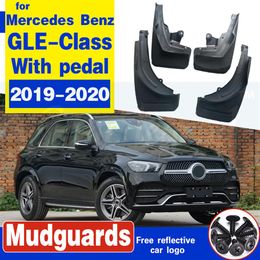 Guardabarros de coche guardabarros guardabarros para Mercedes Benz GLE clase V167 W167 2019-2020 con accesorios de pedal 296M