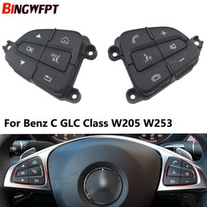 Botón de interruptor de Control de volante multifunción para Mercedes Benz C GLC clase W205 W253