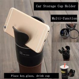 Portavasos multifunción para coche, soporte ajustable para tazas, gafas de sol, organizador de teléfono, soporte para botella de agua, estilo de coche