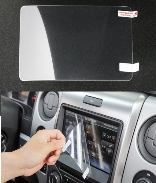 Autocollants de décoration de film de protection de la navigation de voiture Abs pour Ford Mustang 15 Accessoires intérieurs de style automatique 3750638