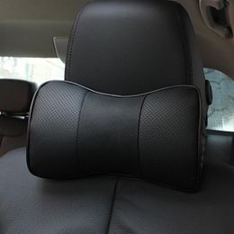 Almohada de cuello de cuello de automóvil almohadas de cuero para el logotipo de BMW M Tech Sport M3 M5 Caqueta de llave de cuero E46 E39 E60 F30 E90 F10 E36 X6 X5333G