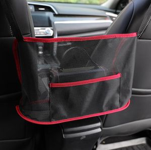 Filet de voiture Porte-sac à main Voitures Porte-monnaie entre les sièges Mesh Car Backseat Organizer-Purse Phone Car-Storage Netting Pouch SN6767