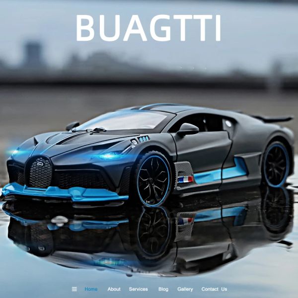 Voiture livraison gratuite Nouveau 1:32 Bugatti Veyron Divo Alloy Car Mode