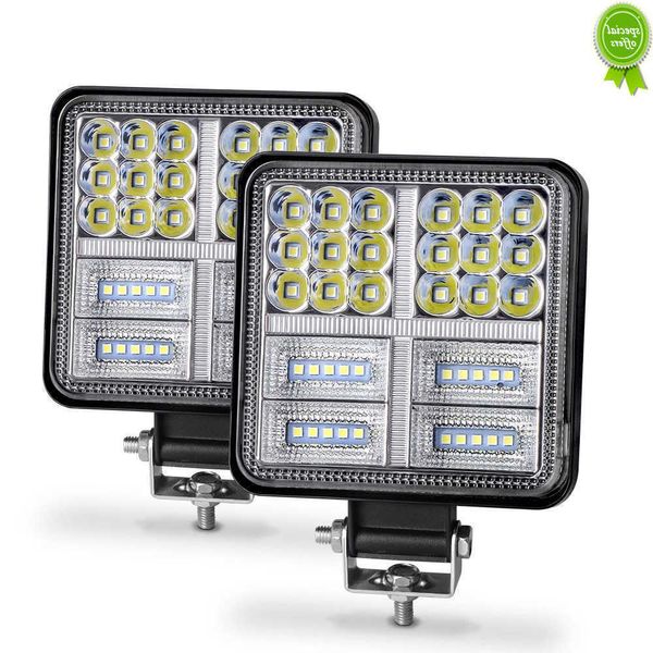 Voiture nouveau 1 paire aluminium 177W voiture LED 4X4 travail lumière 3030 LED projecteur 59SMD phares pour voitures camions tracteur SUV hors route antibrouillard