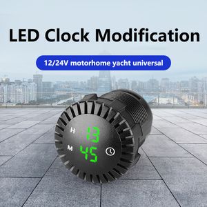 Automóvil nuevo de 12v/24 V motocicleta LED Panel táctil Reloj digital Reloj Electronic Automotive Car Boat Display Electronic Rechor Imploude Wholesale al por mayor