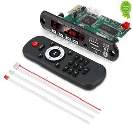 Car New 2-in-1 Bluetooth Manos libres MP3 MP5 Car Audio Player Decoder Board MP5 FM HD Video Decoder Board con Bluetooth Control remoto