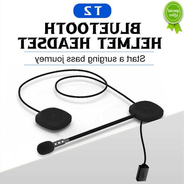 Voiture Nouveau Bluetooth 5.0 Casque Moto Moteurs Sans Fil Stéréo Casque Moto Kit Mains Libres MP3 Lecteur de Musique Écouteurs Pour MOTO Rider