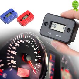 Auto nieuwe digitale uur meter LCD -teller voor ATV motorfiets tachometers sneeuwscooter benzine bootgenerator fietsauto -accessoires