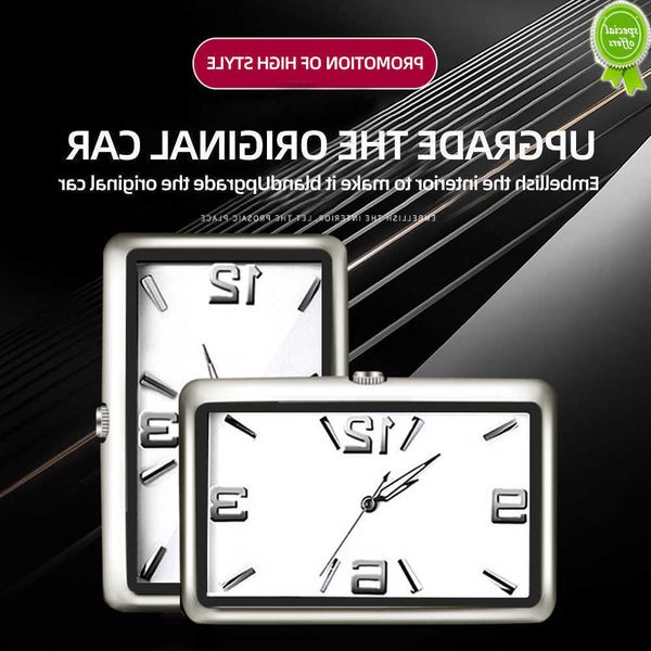 Voiture nouvelle mode Mini horloges de voiture pièces intérieures jauges Auto moto Quartz horloge affichage de l'heure pour tableau de bord accessoires de voiture