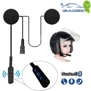 Voiture Nouveau Kebidumei Bluetooth5.0 Haut-Parleur Moto Casque Casque Ultra-Mince Moto Écouteurs Sans Fil Casque Mains Libres Appel Musique Jouer