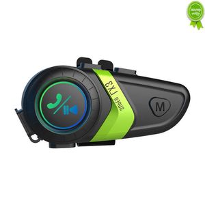 Car New LX3 Pro Fashion Helmet Headset Waterproof Motorcycle Intercom Bluetooth Motorbike 2 Riders 800M Moto Rider Interphone Earphone
