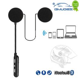 Voiture nouveau casque de moto casque Bluetooth V5.0 moteur sans fil stéréo écouteur haut-parleur Support mains libres appel micro pour cavalier